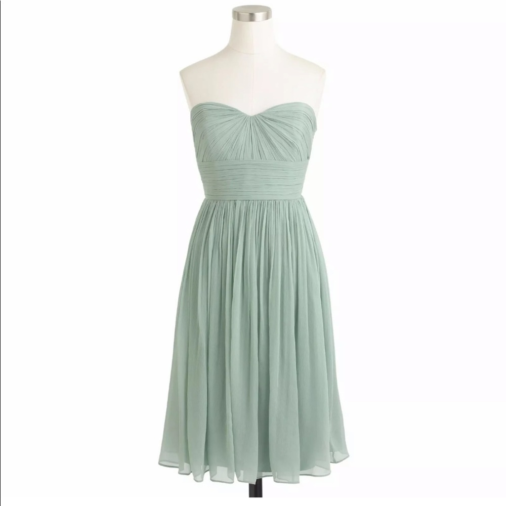 J. Crew Silk Chiffon Dress size 8